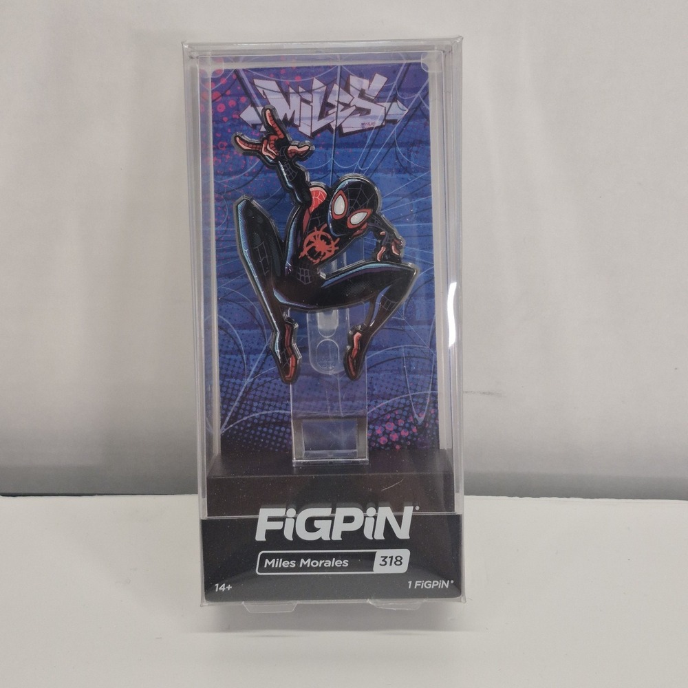 Figpin Miles Morales Pin #318  The Spider-Verse Marvel Comics New